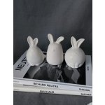 Dess Craft Studio RABBITS sošky králíků - dekorace do bytu, ručně odlévané – Hledejceny.cz