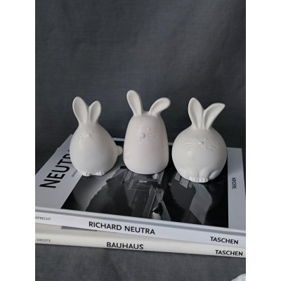Dess Craft Studio RABBITS sošky králíků - dekorace do bytu, ručně odlévané – Hledejceny.cz
