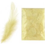 Peří barevné Luma, krémové, 10g – Sleviste.cz