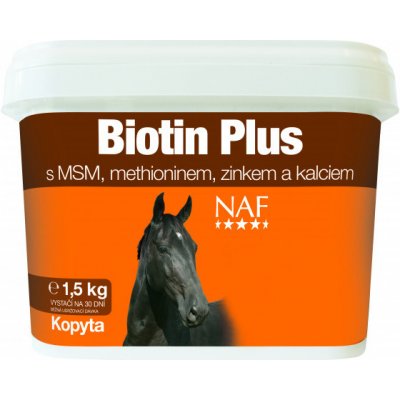 NAF Biotin plus pro zdravá kopyta 1,5 kg