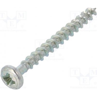 BOSSARD 1083341 Vrut; 3,5x35; Hlava: válcová; Pozidriv; PZ2; ocel; zinek; SPAX® – Hledejceny.cz