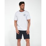 Cornette 471/110 Sailing cup pánské pyžamo krátké sv.šedé – Zboží Dáma