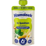 Hamánek kapsička Jablko s banánem a špenátem 100 g – Zboží Dáma