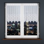 Dekorační metrážová vitrážová záclona NADIA bílá výška 80 cm MyBestHome – Zboží Dáma