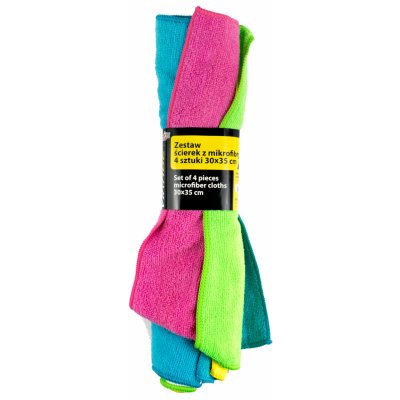 Moje Auto Sada 4 mikrovláknových utěrek 30 x 35 cm – Zbozi.Blesk.cz