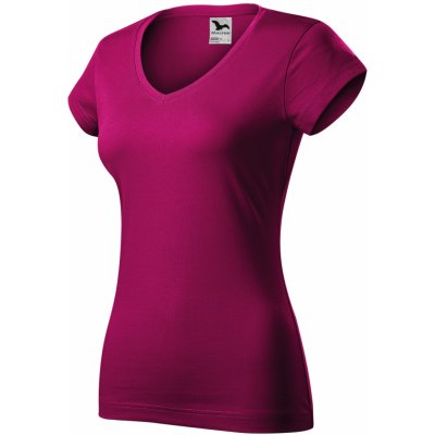 Malfini slim fit V-NECK Světle fuchsiová – Zbozi.Blesk.cz