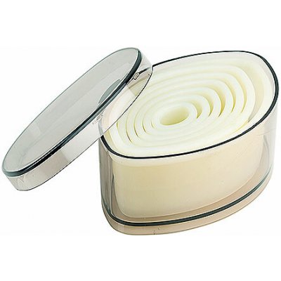 CONTACTO Vykrajovátka plastové, ovál průměr 20x10 - 110x65 mm, sada 7 kusů | CONTACTO, 1226/007 – Hledejceny.cz