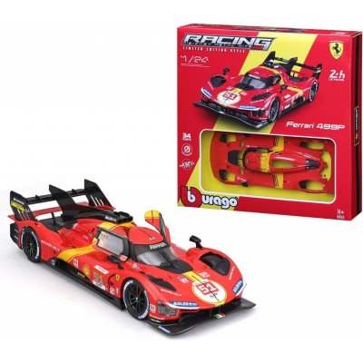 Bburago Ferrari Racing Model KIT Stavebnice 499P LMH 2023 24h Le Mans Champion 1:24 – Sleviste.cz