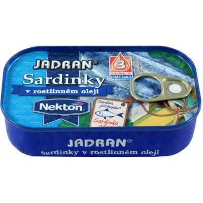 Nekton Sardinky v rostlinném oleji 125 g – Zboží Dáma