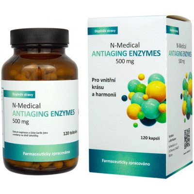 N-Medical Antiaging Enzymes 120 tobolek + DÁREK – Hledejceny.cz