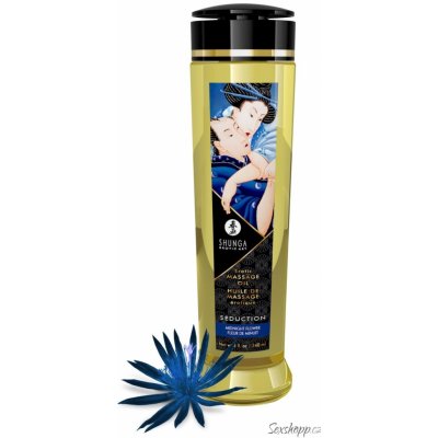 Shunga Erotic Massage Oil Seduction Midnight 240ml – Hledejceny.cz