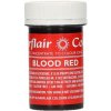 Potravinářská barva a barvivo Sugarflair paste colour gelová barva červená Blood red 25 g