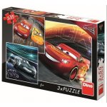 Dino 335196 Cars 3: Trénink 3 x 55 dílků – Zboží Mobilmania