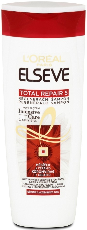 L\'Oréal Paris Elseve Total Repair 5 Regenerating Shampoo šampon pro poškozené a oslabené vlasy 400 ml