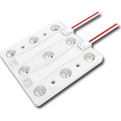 MCLED Modul LED 9xSMD3030, 7W, 12V, 580mA, 6550K, úhel 170°, IP65 – Zboží Mobilmania
