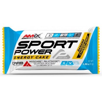 Amix SPORT POWER ENERGY CAKE BAR 20 x 45 g