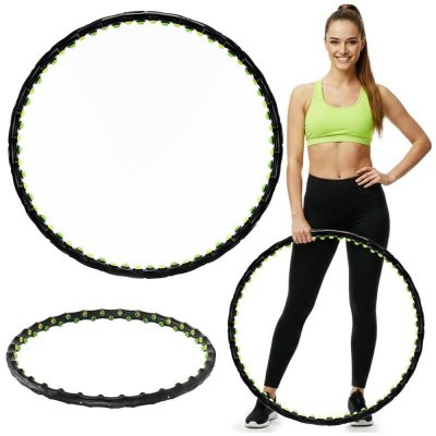 ACTIGET ACT0135 Hula hoop obruč s magnety 96 cm černá – Hledejceny.cz