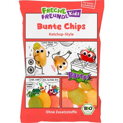 Freche Freunde Zeleninové chipsy s příchutí kečupu 50 g – Zboží Dáma