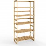 FurniGO Dřevěná police Mamba – Zboží Dáma