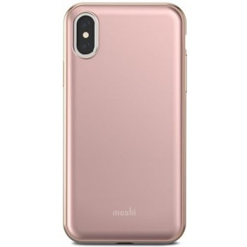 Pouzdro Moshi iGlaze designové Apple iPhone X růžové 99MO101301 Starorůžové