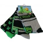 Minecraft Dětské ponožky 3pack dorost – Hledejceny.cz