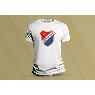 Sandratex dětské bavlněné tričko Baník Ostrava bílá – Zboží Mobilmania