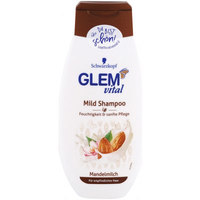 Glem Vital šampon na jemné vlasy Mandlové mléko 350 ml