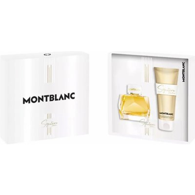 Montblanc Signature Absolue parfémovaná voda 50 ml + tělové mléko 100 ml, dárková sada pro muže – Zboží Mobilmania