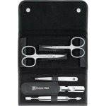 Zwilling Classic Inox manikúra, černá kůže nůžky 2v1, štípátko 97546-004, 5 ks – Sleviste.cz