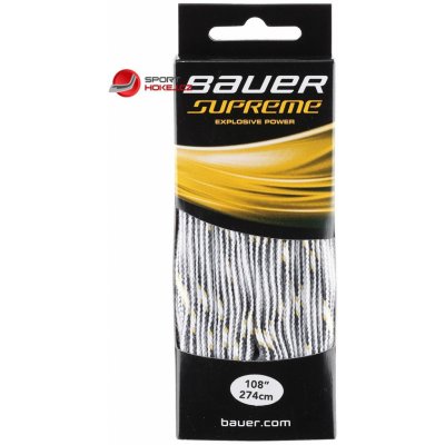 Bauer Supreme Bavlněné tkaničky 274 cm – Zboží Mobilmania
