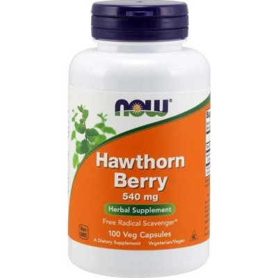 Now Foods Hloh Hawthorn Berry 540 mg 100 kapslí