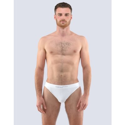 Gina pánské tanga pánská úzký bok bezešvé jednobarevné Bamboo PureLine 52002P bílá – Sleviste.cz