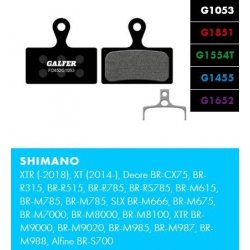 Galfer Brzdové destičky FD452 - Shimano černá