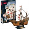 3D puzzle CUBICFUN 3D puzzle Loď Santa Maria 204 ks