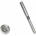 Šroub kombinovaný se dvěma závity (metrický/do dřeva) drážka torx ZB M6x70 mm – Hledejceny.cz