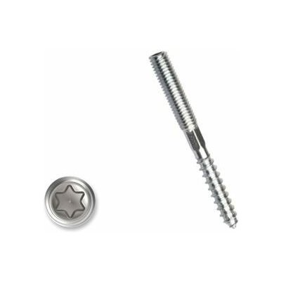 Šroub kombinovaný se dvěma závity (metrický/do dřeva) drážka torx ZB M6x70 mm – Hledejceny.cz