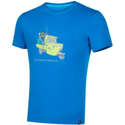 La Sportiva pánské triko Ape T-Shirt modrá žlutá