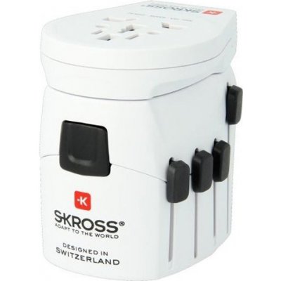 SKROSS cestovní adaptér PRO World & USB, 6,3A, (PA41) (SKR1302530)