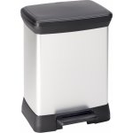 CURVER 02165-582 DECO BIN DUO 18 l + 10 l Odpadkový koš stříbrný – Zbozi.Blesk.cz