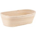 Ošatka ratanová MagicHome, na kynutí chleba, oválná, max.850 g, 35x14x7 cm – Zboží Dáma