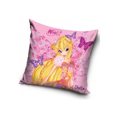 Carobotex Polštář WINX STELLA RŮŽOVÁ 40x40 – Zboží Mobilmania