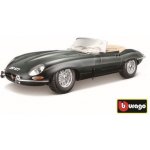 Bburago Jaguar E type Cabriolet zelená 1:18 – Zboží Mobilmania