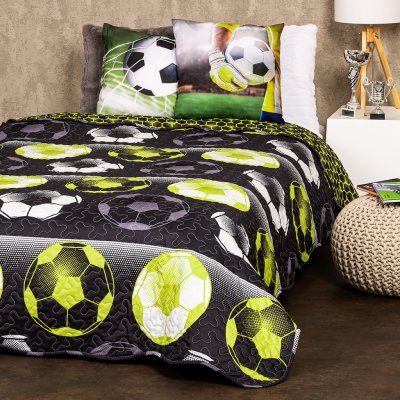 4Home přehoz na postel Football 140 x 220 cm – Zboží Mobilmania