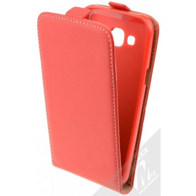 Pouzdro ForCell Slim Flip Flexi Samsung Galaxy J5 J500 Červené