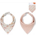 BabyOno Dětský bryndáček/šátek 2D sada Farma, béžová – Zboží Dáma