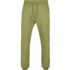 Pánské tepláky Urban Classics pánské tepláky Organic Basic Sweatpants zelené