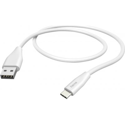 Hama 00201596 Nabíjecí USB USB 2.0 USB-A zástrčka, USB-C ® zástrčka, 1,5m, bílý – Zboží Mobilmania