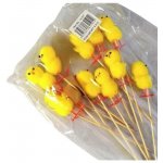 Dekorace Zápich kuře pompon 5cm – Hledejceny.cz