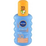 Nivea Sun Protect & Bronze Sun Spray intenzivní sprej na opalování SPF30 200 ml – Zboží Dáma