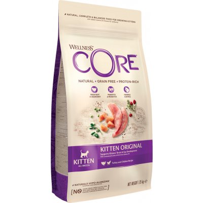 Wellness Core Kitten Original All Breeds Turkey & Chicken 1,75 kg – Zboží Mobilmania